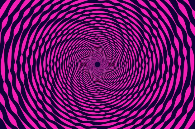 Flat design spiral circle background