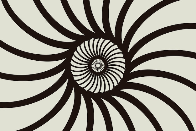 Free vector flat design spiral circle background