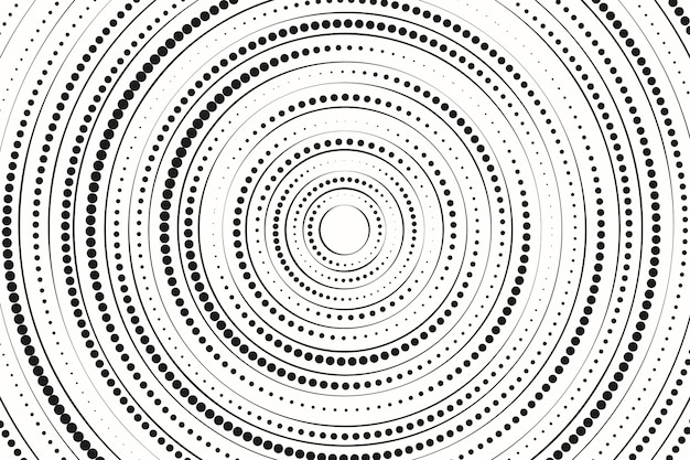 Flat design spiral circle background