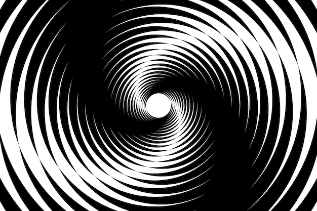 Flat design spiral circle background