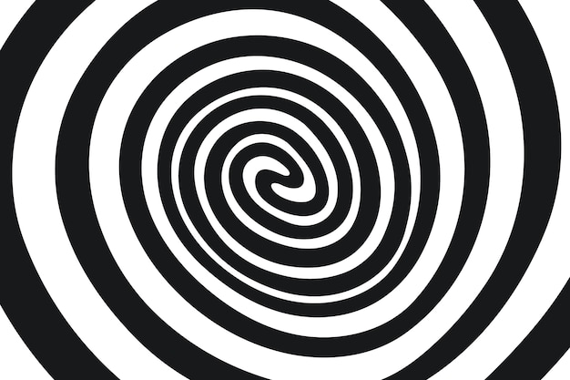 Бесплатное векторное изображение Плоский дизайн спиральный круг фон