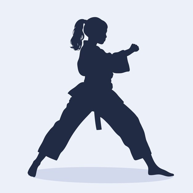 flat design sport silhouettes