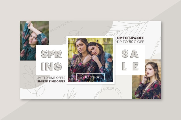 Free vector flat design spring sale