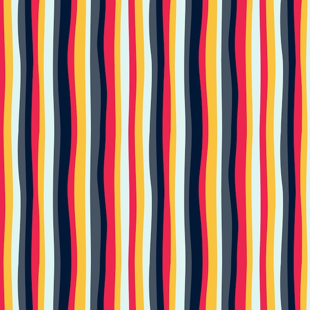 Flat design stripes pattern design