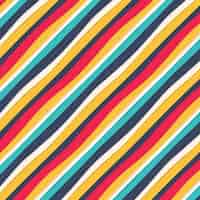 Free vector flat design stripes pattern design