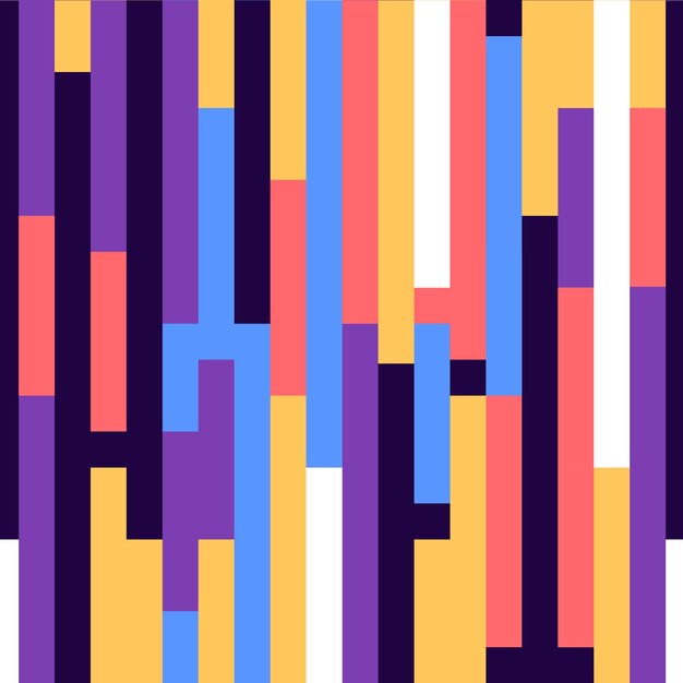 Flat design stripes pattern design