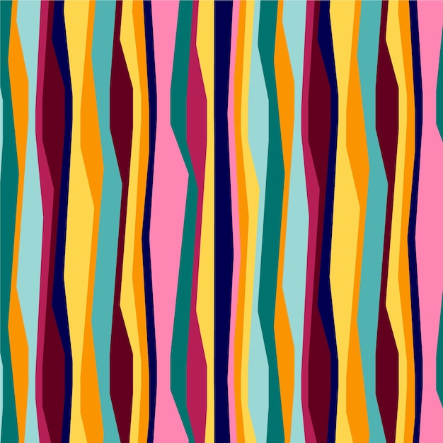 Free vector flat design stripes pattern