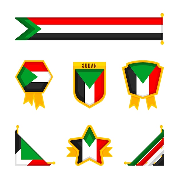 フラットデザインスーダン国章