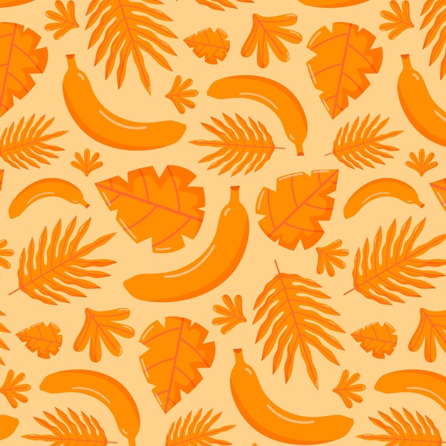 Free vector flat design summer duotone pattern design