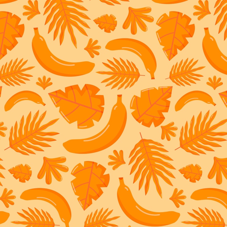 Free Vector flat design summer duotone pattern design