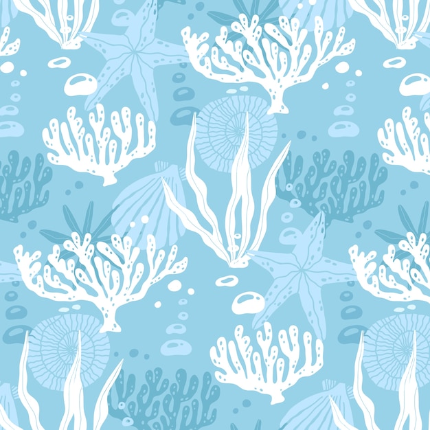 Free vector flat design summer duotone pattern design