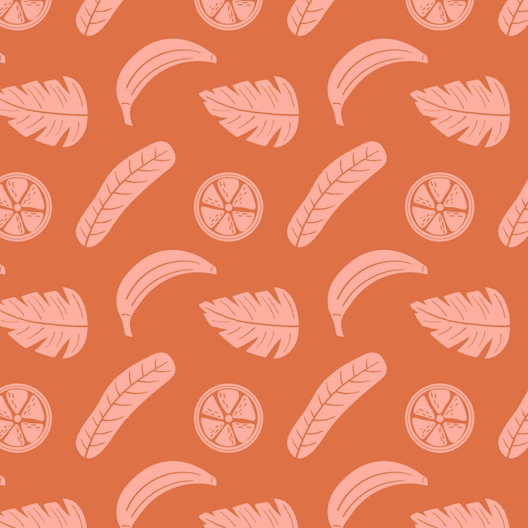 Free Vector flat design summer duotone pattern design
