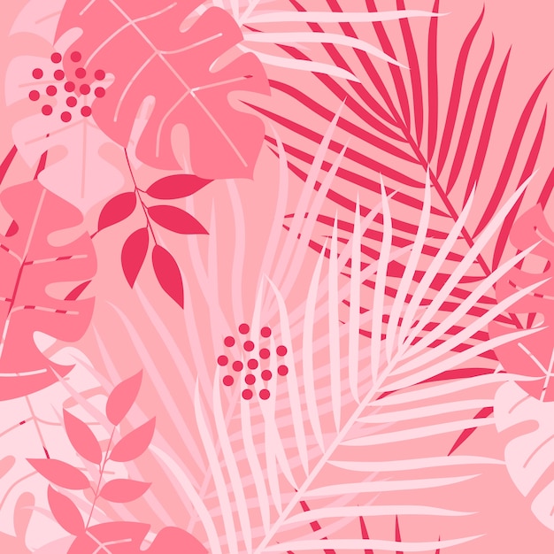 Flat design summer duotone pattern