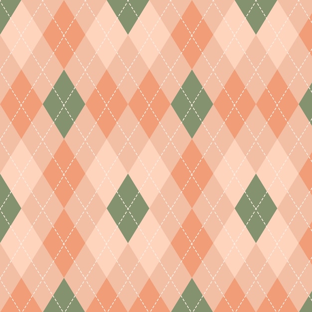 Flat design sweater-like argyle pattern