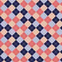 Free vector flat design sweater-like argyle pattern