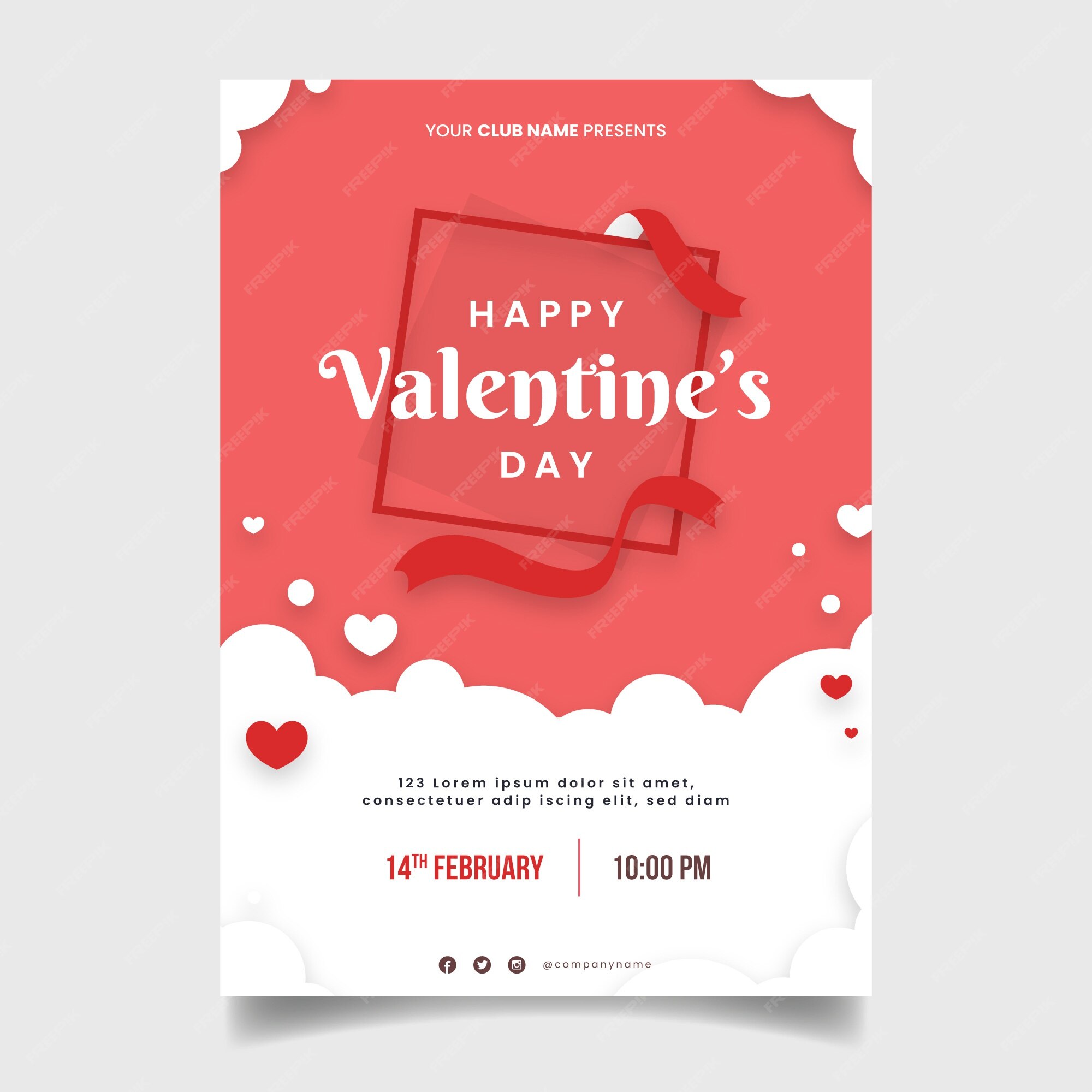Valentine Poster Images - Free Download on Freepik