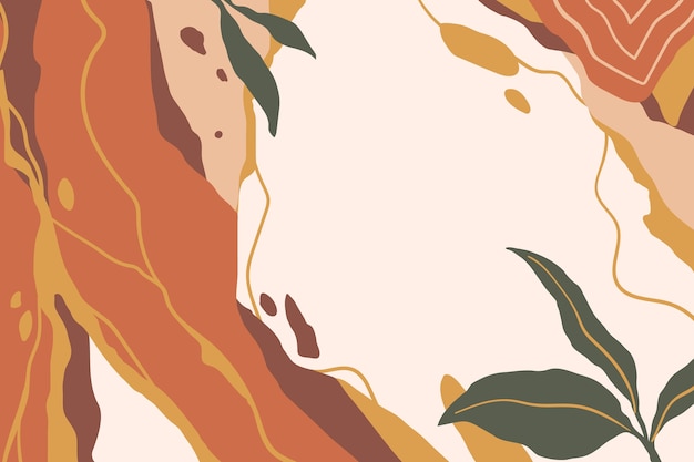 Flat design terracotta background