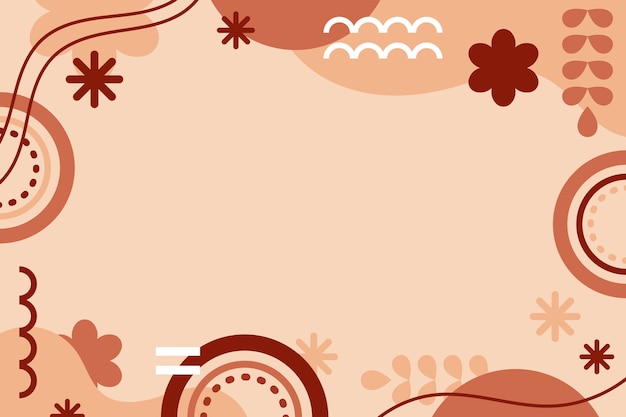 Flat design terracotta pattern design