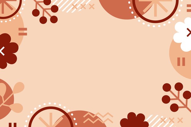 Flat design terracotta pattern design