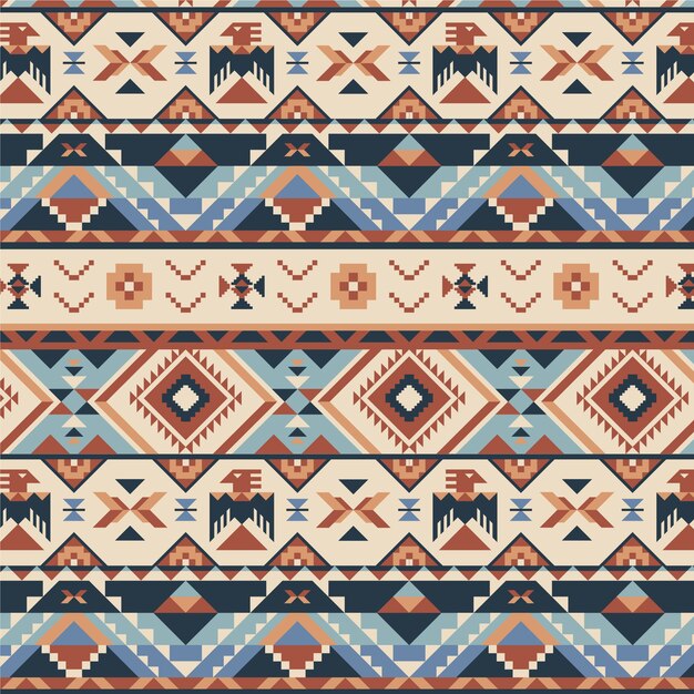 평면 디자인 전통적인 아메리카 원주민 패턴