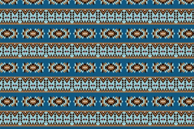 Flat design traditional native american pattern