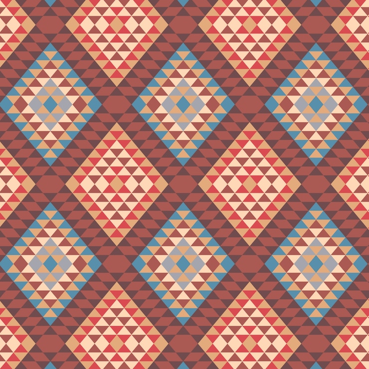 Free Vector flat design traditional native american pattern