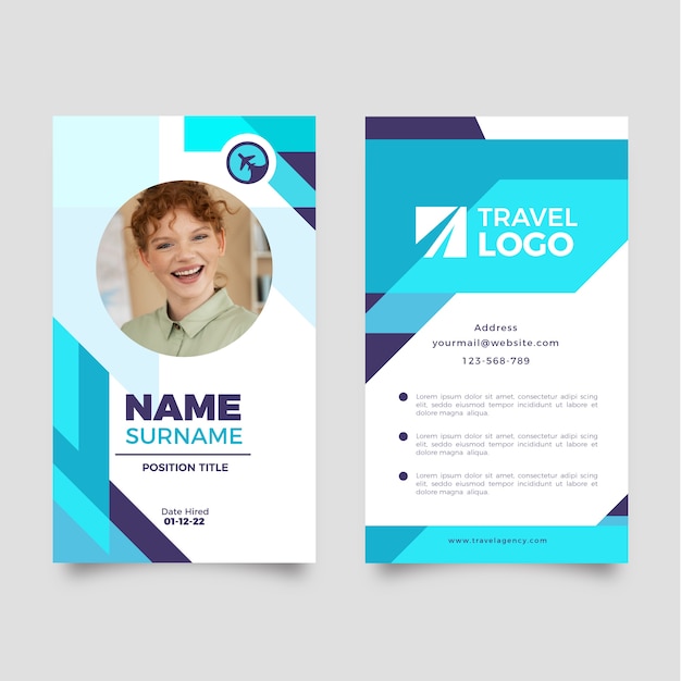 Travel Agency Id Card Format