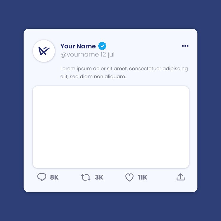 무료 Vector 평면 디자인 트윗 모형