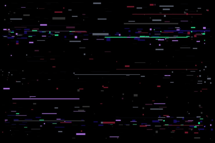 Бесплатный Вектор фон vhs с эффектом плоского дизайна