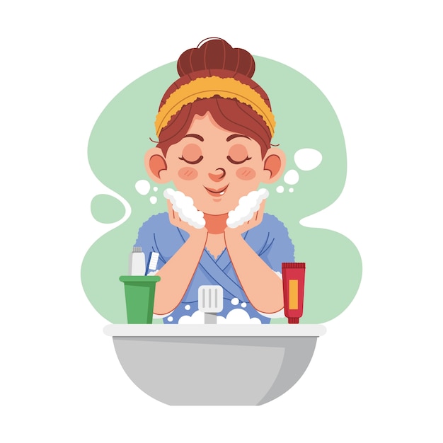 Иллюстрация мультфильма с плоским дизайном.