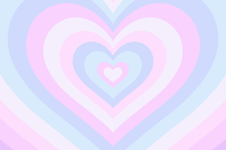 Free Vector flat design wildflower heart background