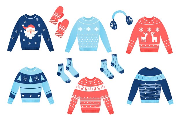 Winter Clothes Cartoon Images - Free Download on Freepik