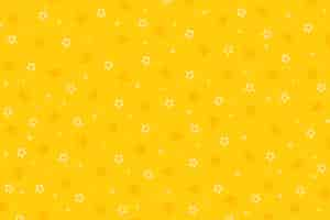 Free vector flat design yellow star background