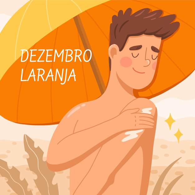 평면 dezembro laranja 그림