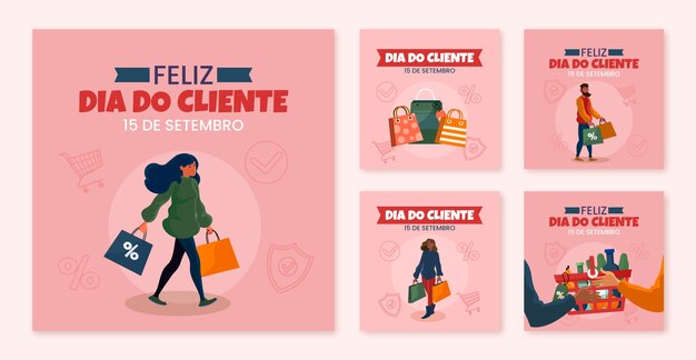 Flat dia do cliente sale коллекция постов в instagram