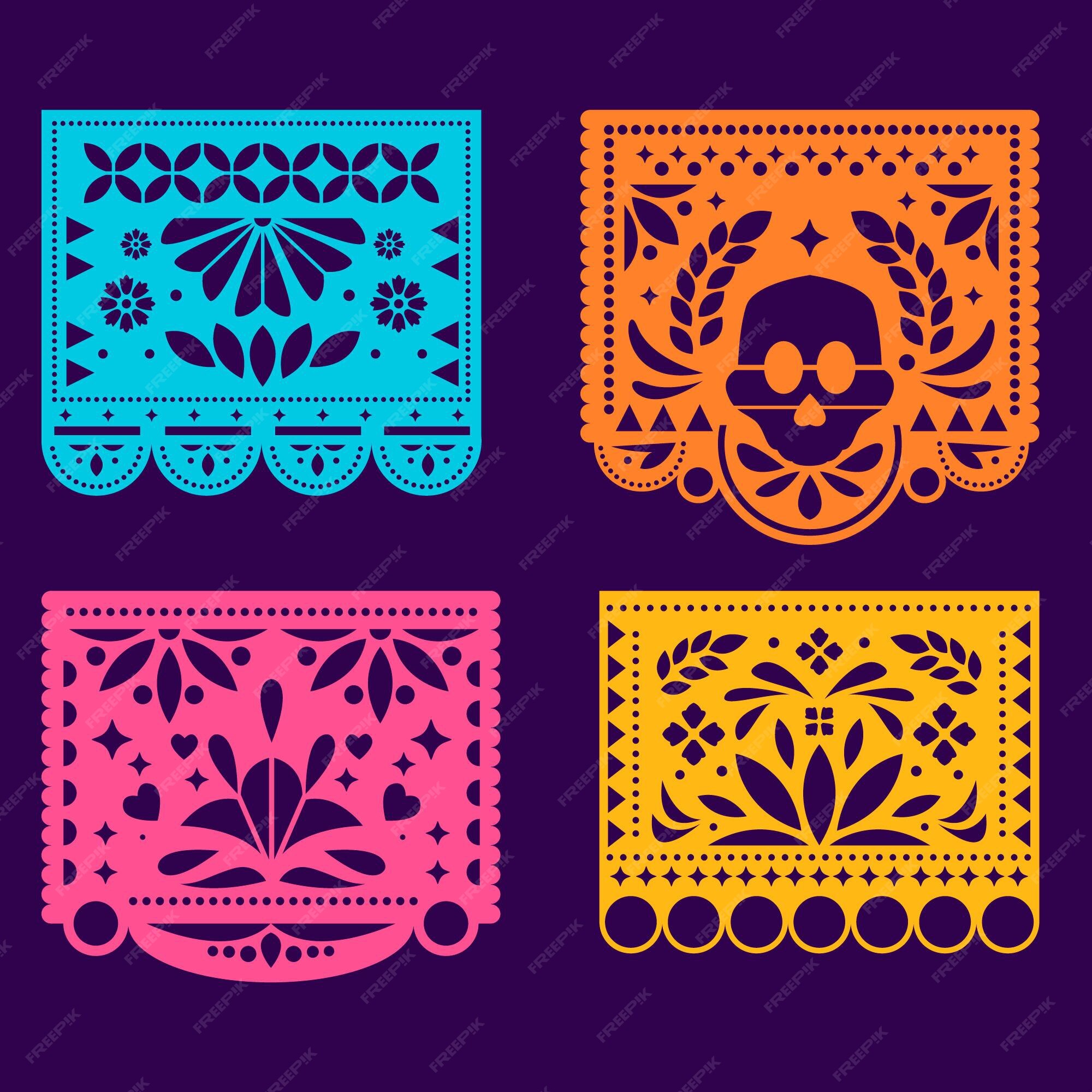 Crafting of Papel Picado 3393491 Vector Art at Vecteezy