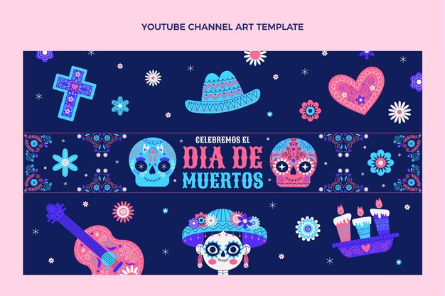 Flat dia de muertos канал youtube art