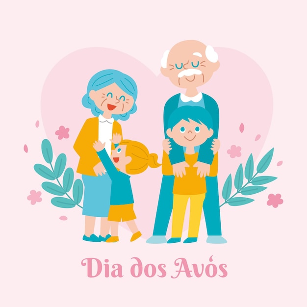 Piatto dia dos avos illustrazione