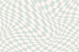 Free vector flat distorted checkered background