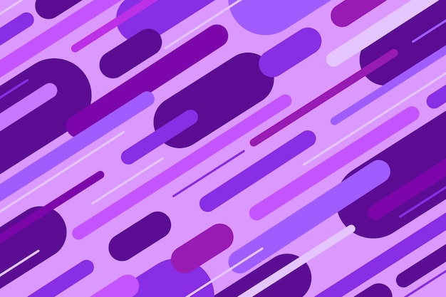 Free Vector flat drawn purple striped background