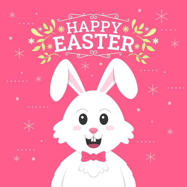 Free vector flat easter illustration