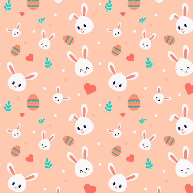 Flat easter pattern