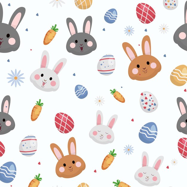 Flat easter pattern