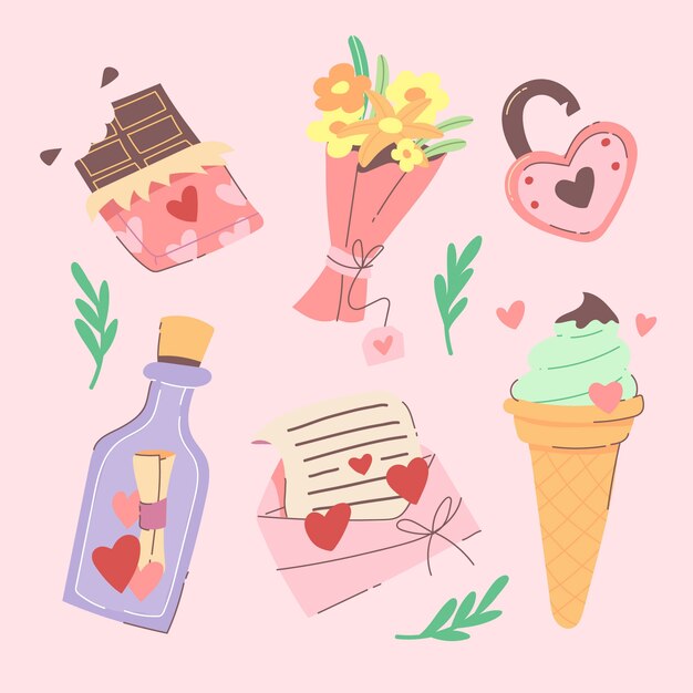 Kawaii stickers Vectors & Illustrations for Free Download