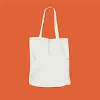 Free vector flat fabric bag illustrated