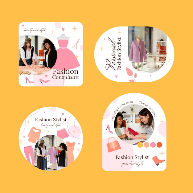 flat fashion stylist career labels collection