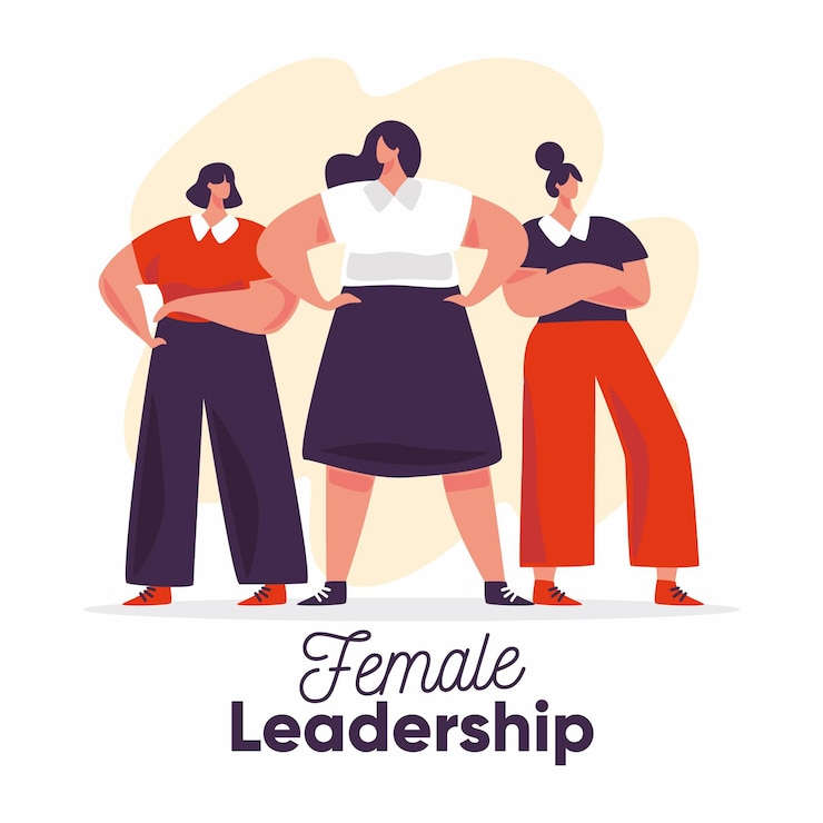 Free Vector flat female team leader