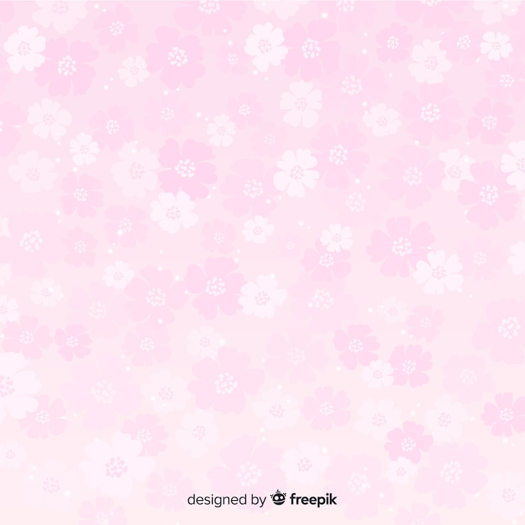 無料Vector 平らな花の背景