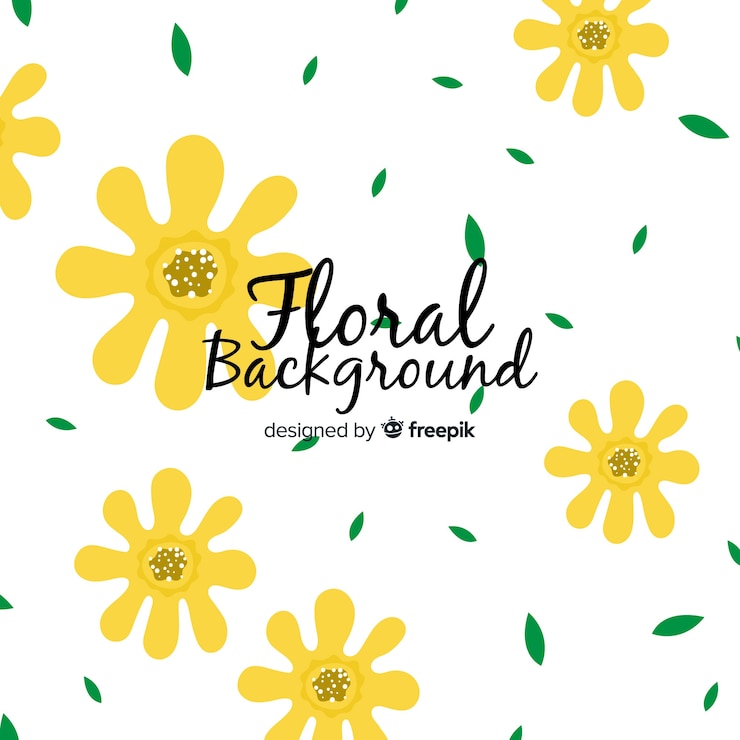 Free Vector flat floral background