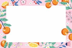 Free vector flat floral spring background